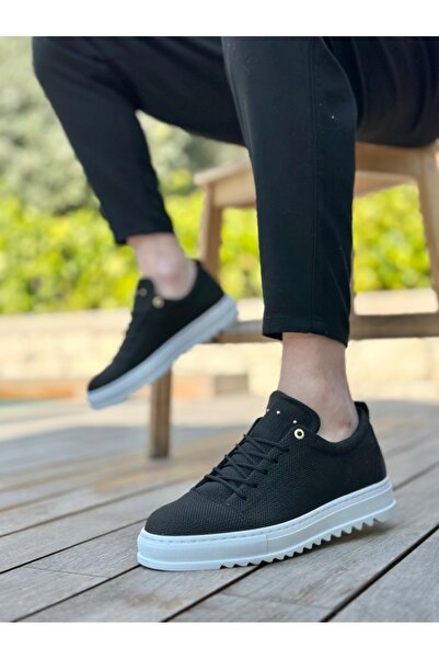 BESKAR BA0152 Erkek Siyah Renk Sneaker Spor Ayakkabı – Ortopedik Destek