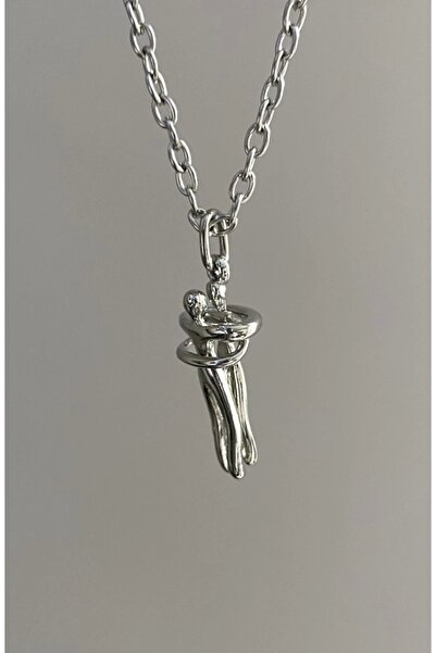 DarkellaStore تعانق قلادة الزوجين / قلادة العشاق