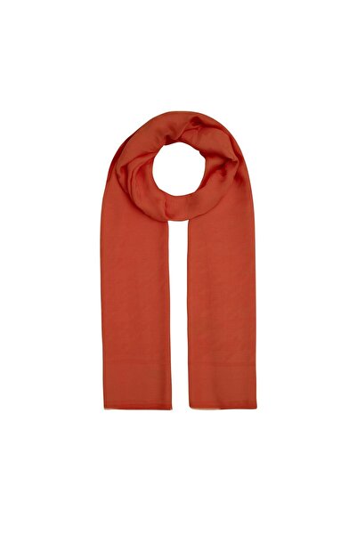 ipekevi Crowbar Patterned Monogram Shawl - Orange
