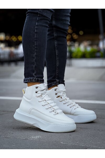 BESKAR BA0321 Ανδρικές μπότες σε λευκό χρώμα – Ελαφριά κατασκευή