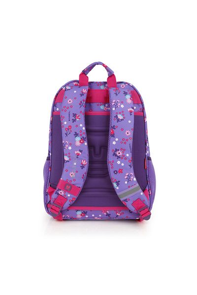 Gabol Rucsac Scoala Fete Liliac Floral 3 Compartimente Violet Original