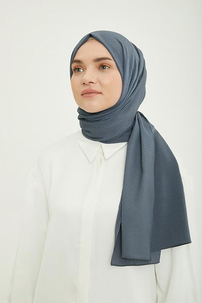 Armine Trend Crinkle Shawl - Anthracite 4