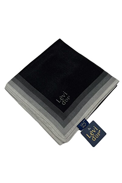 Levidor Κεχριμπαρένιο Κασκόλ - Μαύρο Ασημί