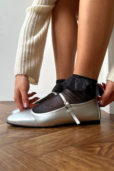 Mupa Shoes Balerini de damă SILVER
