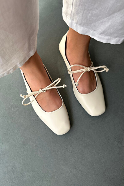 Mupa Shoes Beige Women's Ballerinas