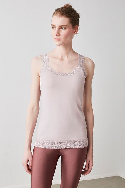 Penti Lilac Basic Lace Tank Top