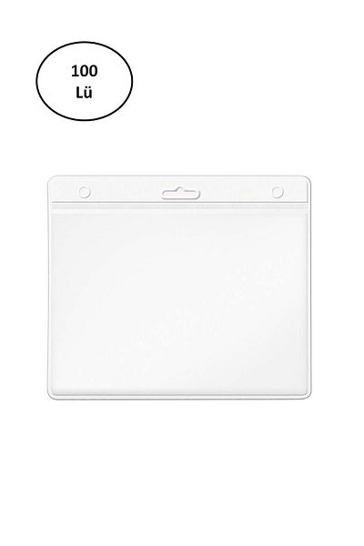 Mas 3510 Model 54x86 mm Horizontal Colored 100 Pieces Plastic Card Bag