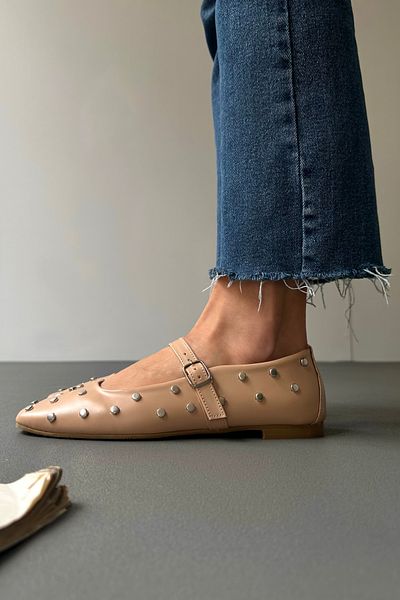 Mupa Shoes Balerini de damă NUDE STONE