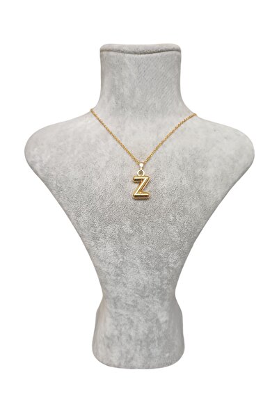 Mos Tespih Balon Z Harfi Gold Kolye