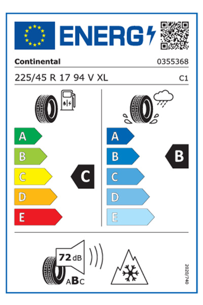 Continental 235/45R18 98Y XL FR AllSeasonContact 2 2025 Üretim 4 Mevsim Lastiği