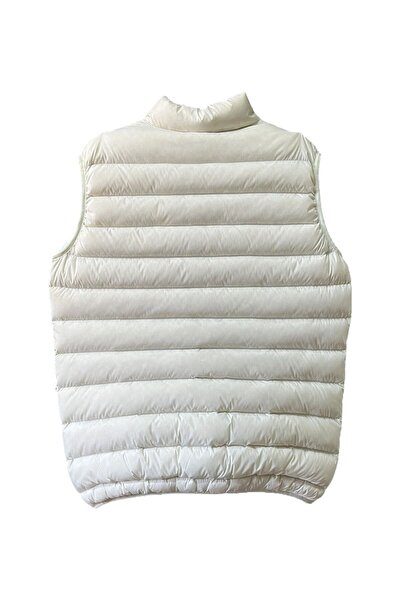 Lacoste Kadın Dik yaka kapitone beyaz yelek