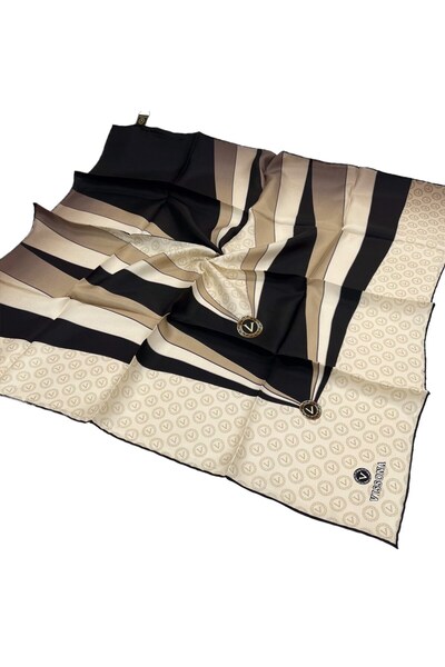 Vissona Eșarfă din mătase twill - 17505 - 0003-0008