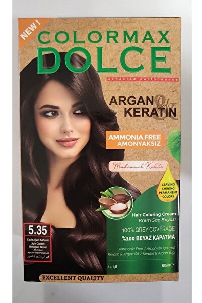 COLORMAX DOLCE Colormax Amonyaksız Saç Boyası 5.35- Ceviz Ağacı Kahvesi
