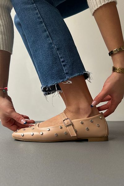 Mupa Shoes Balerini de damă NUDE STONE