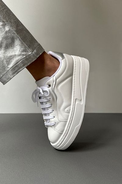 Mupa Shoes Dámské Tenisky BÍLÁ STŘÍBRNÁ