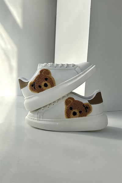 Mupa Shoes Pantofi sport de damă White Bear