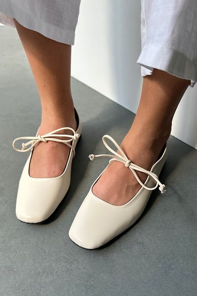 Mupa Shoes Béžové dámské baleríny