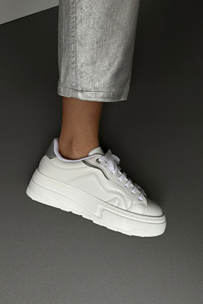 Mupa Shoes Dámské Tenisky BÍLÁ STŘÍBRNÁ