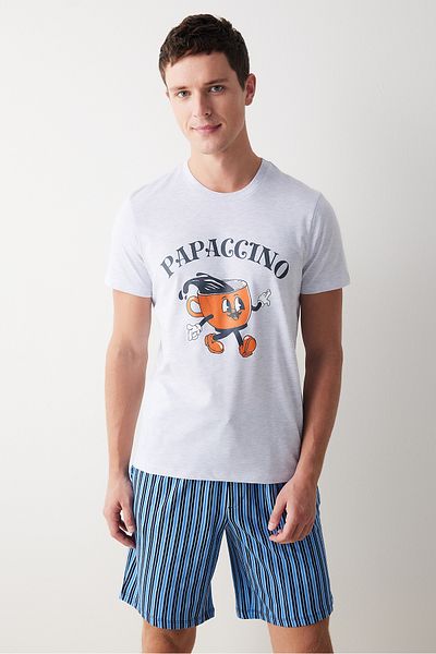 Penti Σετ Πιτζάμες Πολύχρωμο Σορτς Papaccino