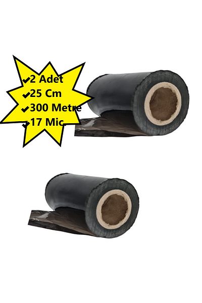 tify Black Stretch Pallet - 25 Cm, 17 Mic, 1000Gr, 300Mt - 2 Pieces