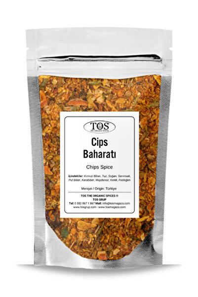 TOS The Organic Spices Cips Baharatı 100 gr Chips Seasoning - Premium Quality | Baharat Karışımı