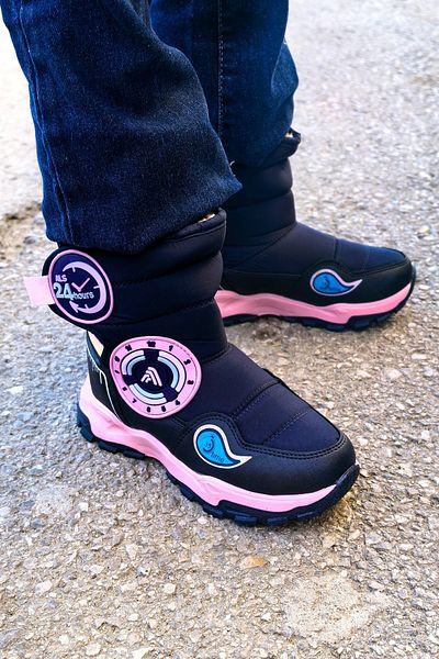 Prego Παιδικές μπότες Polar Thermo Αντιολισθητική σόλα Velcro