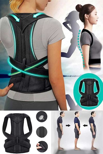 Palwin Underwire Men's Women's Upright Posture Corset Shoulder Waist Back Corset Anti Humpback Corset
