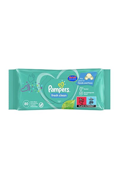 Prima Pampers Clean and Fresh Wet Baby Towel 80's