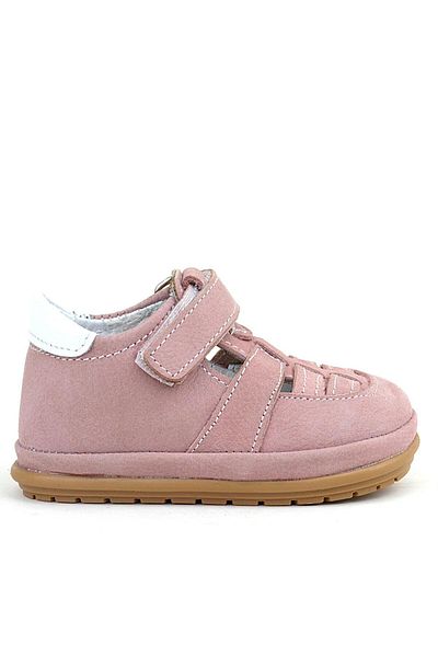 Rakerplus Muppet Genuine Leather Powder Velcro Anatomical Baby Sandals Shoes