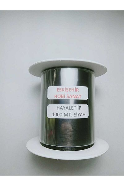 Eskişehir hobi sanat Σχοινί 1000 μέτρων Black Ghost 0,10 mm