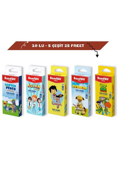 banduff Licensed Kids Pack of 10 -Setof 25