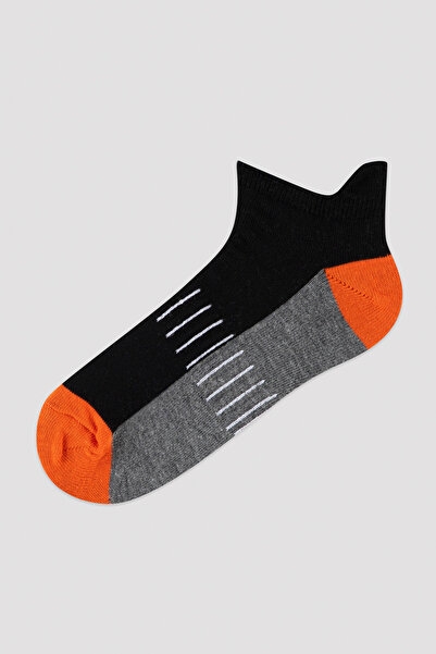 Penti Erkek Çocukturuncu-mavi Basic 2li Patik Çorap