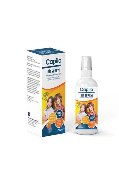 Kurtsan Capila Saç Biti ve Sirkeler İçin Bit Spreyi 100 ml