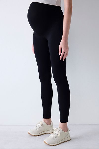 Penti Nahtlose schwarze Umstandsleggings – nahtlos