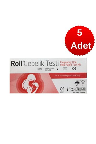 Roll GEBELİK TESTİ x 5 Adet