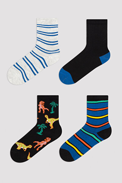 Penti جوارب تروبيك للأولاد متعددة الألوان مكونة من 4 قطع