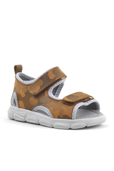Rakerplus Wisps Genuine Leather Tan Camouflage Baby Sandals