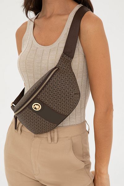 U.S. Polo Assn. Brown Women's Waist Bag - 50293693 -Vr029