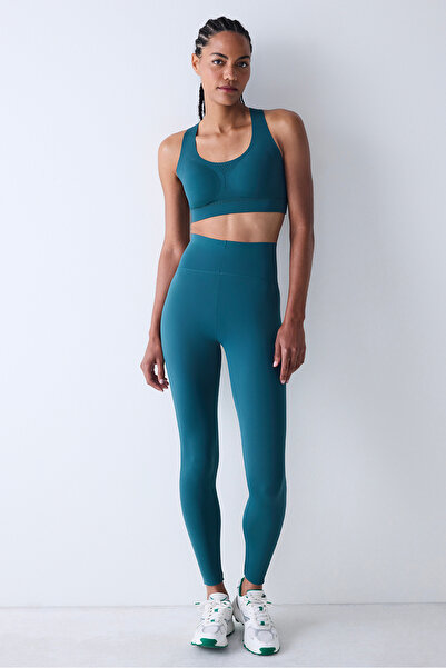 Penti Ψηλόμεσο και ενισχυτικό σκούρο πράσινο κολάν μέχρι τον αστράγαλο