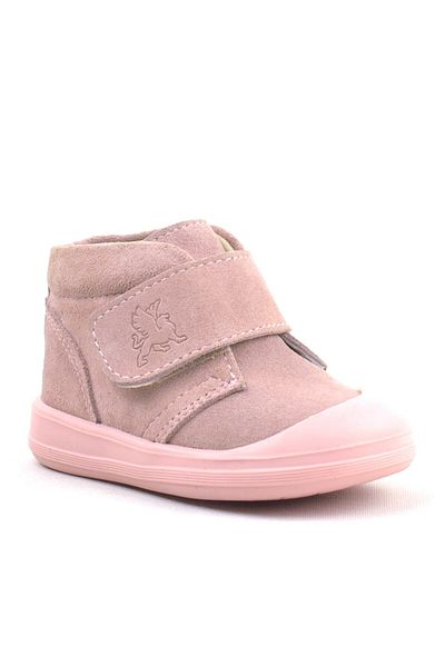 Rakerplus Yoohoo Genuine Leather Powder Velcro Baby Girl Boots