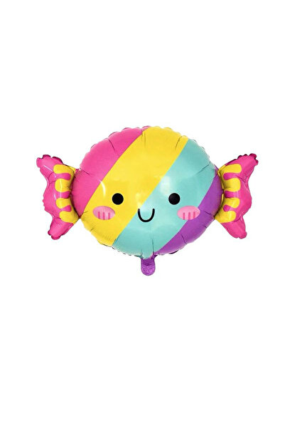 kidspartim بالون من رقائق الحلوى الملونة مقاس 63x45 سم