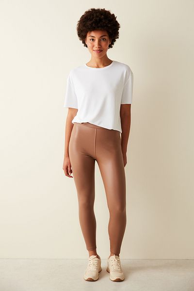 Penti Biele modalové tričko Crew Neck Loose Fit