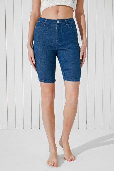 Penti Pantaloni scurți din denim reciclat albastru denim