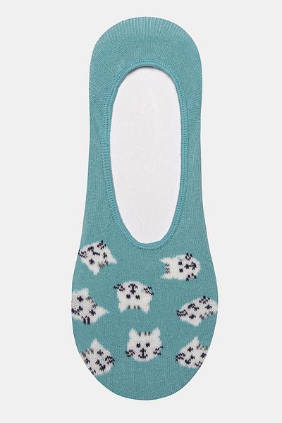 Penti Pretty Cat Set of 2 Pink Mint Ballerina Socks