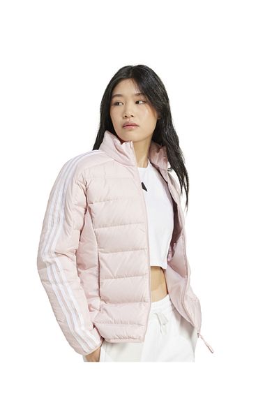 adidas Essentials Light Down Kadın Kışlık Şişme Ceket Uzun Ekru Ix8931