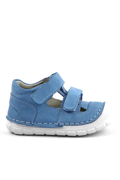 Rakerplus Ruby Genuine Leather Blue Summer First Step Shoes