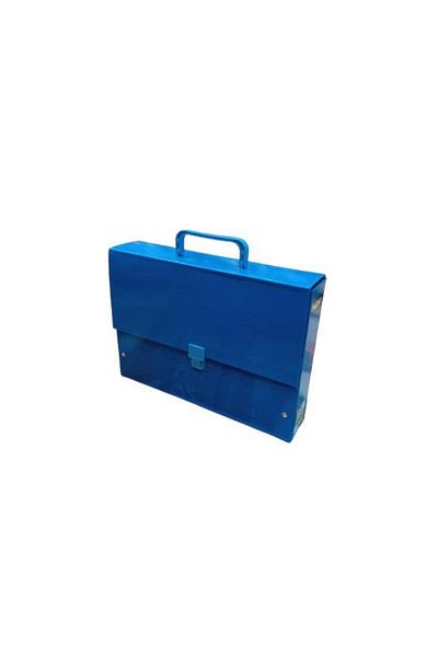 Noki Folder cutie cu maner albastru neon - 23x32 cm