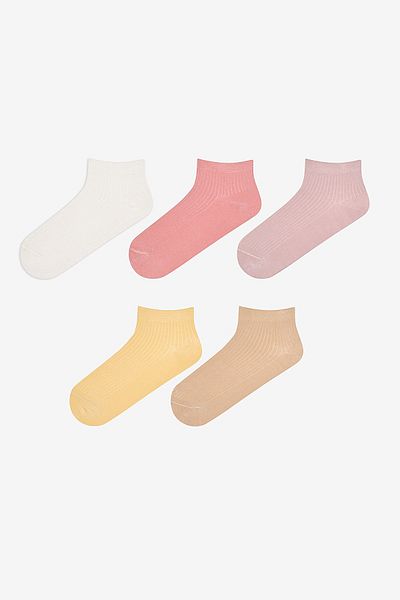Penti Sunrise Ribbed - Комплект от 5 разноцветни ботуши Чорапи