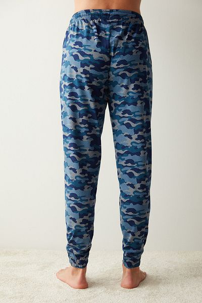 Penti Ανδρικές πυτζάμες Camos Navy Blue Bottoms