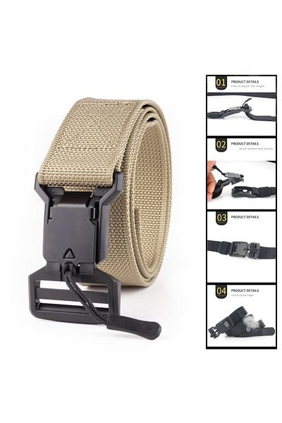 Evolite Curea tactică cu magnet multifast de culoare bej